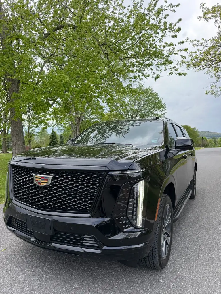 2025 Cadillac Escalade Platinum SUV chauffeur service in New Jersey — luxury airport transfers by Basking Ridge Limousine