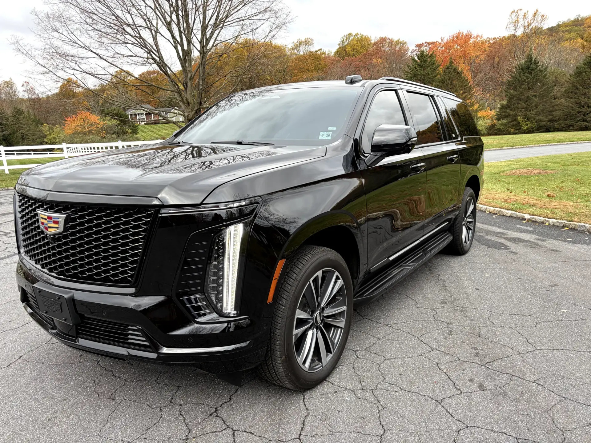Cadillac Escalade ESV Platinum extended luxury SUV — 7-passenger airport service in NJ by Basking Ridge Limousine