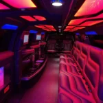 2024 Jeep Grand Cherokee stretch limousine white exterior with passenger door open