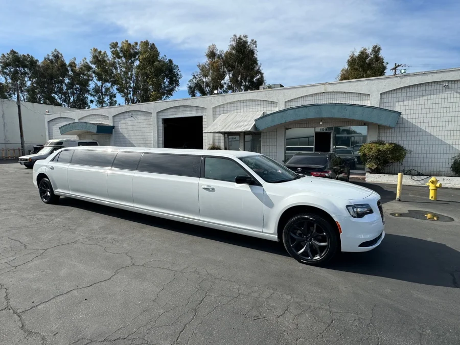 2024 Chrysler 300 Stretch Limousine – White Exterior