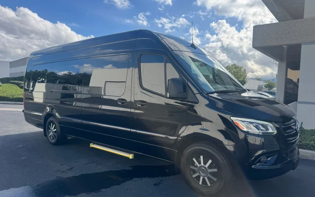 2026 Mercedes Maybach Jet Sprinter luxury van exterior front side view