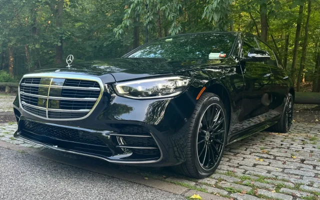 Benz Sedan Limo Park