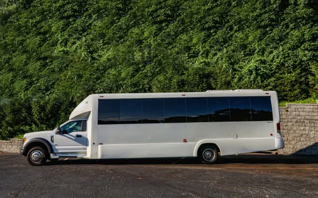 party bus 28 passenger side