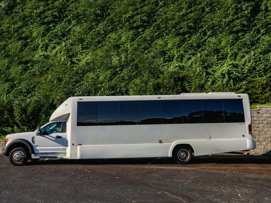 party bus 28 passenger side